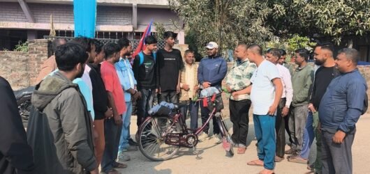 जितपुरका युवाको साहसिक स्कुटिङ यात्रा, वडाध्यक्षद्वारा सम्मान